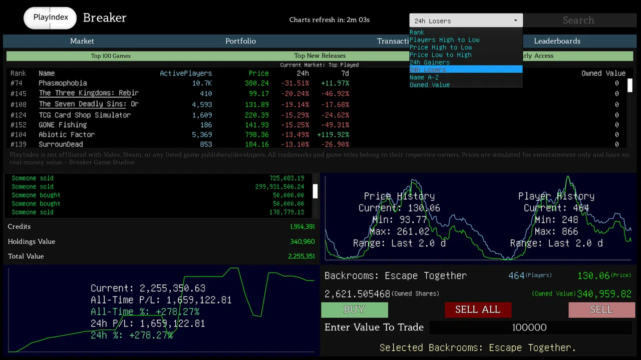 PlayIndex Screenshot 3