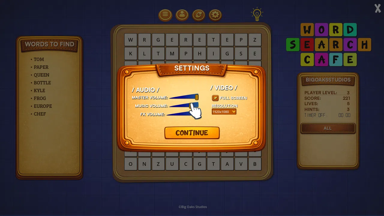 Word Search Cafe Demo Screenshot 0