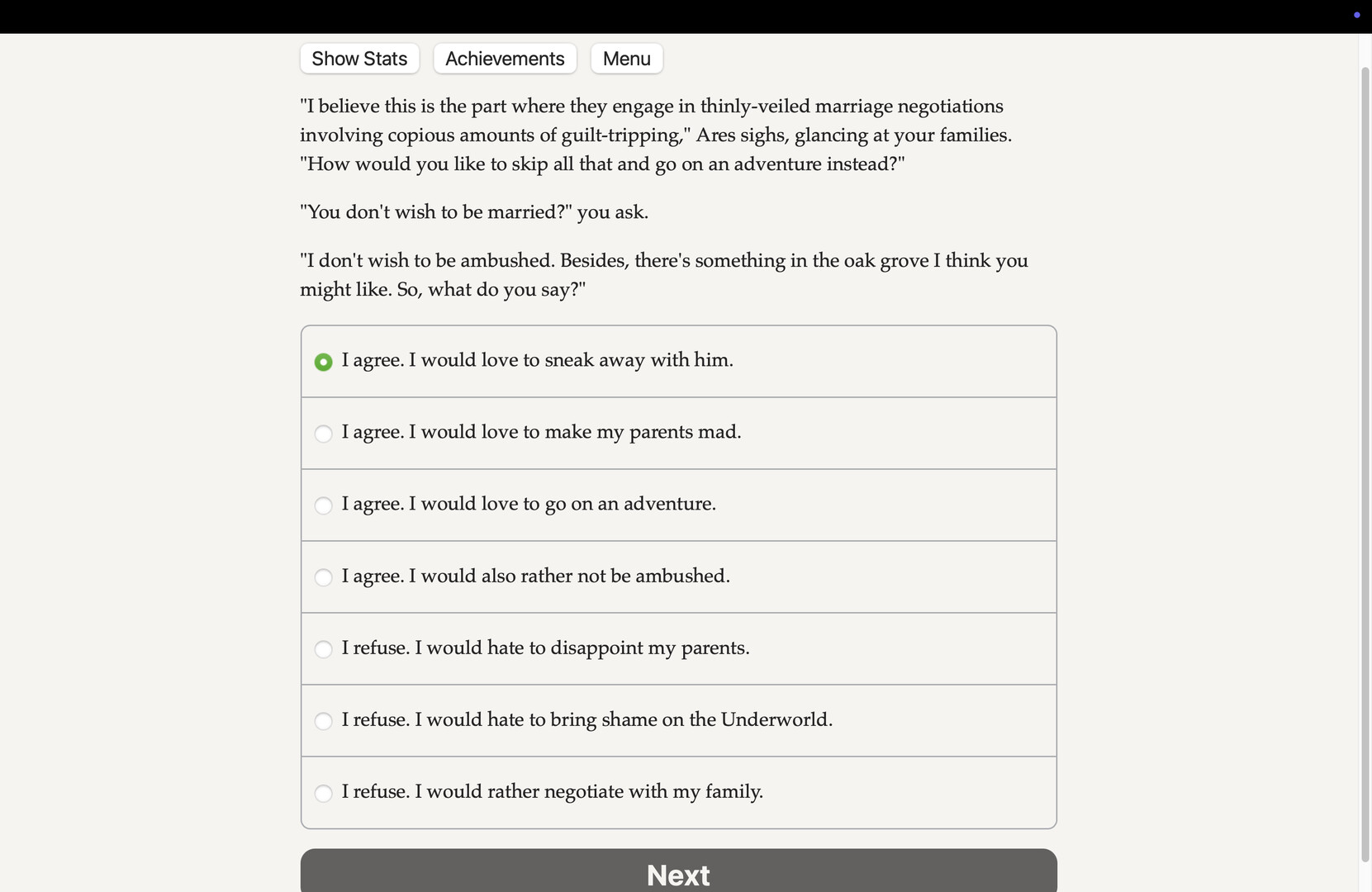 Hearts in Hades: Divine Passion Screenshot 4
