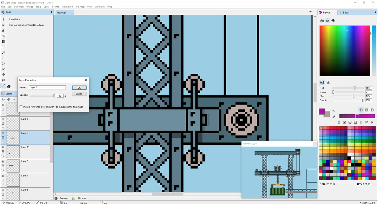Lightcube Pixel Art Editor Screenshot 2