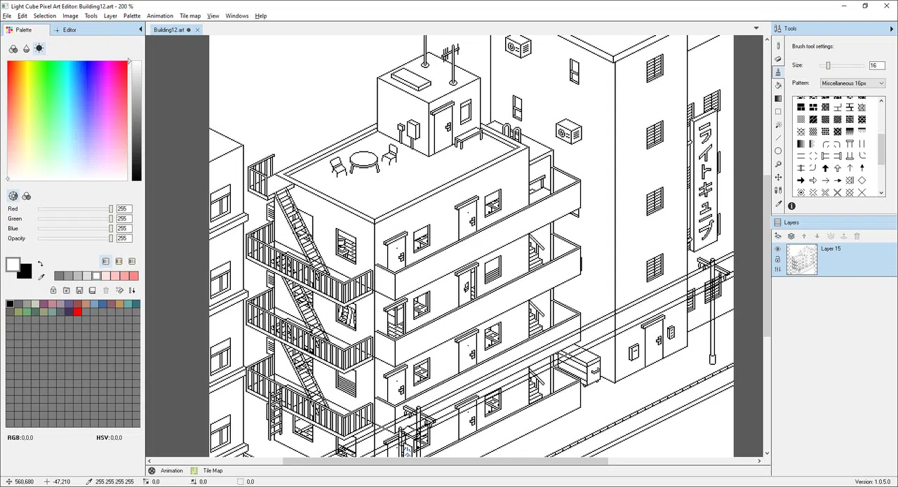 Lightcube Pixel Art Editor Screenshot 5