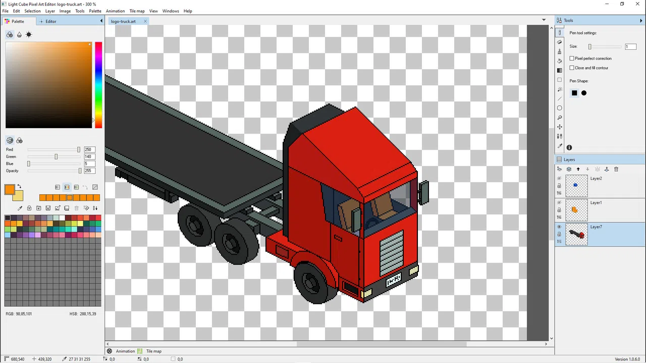 Lightcube Pixel Art Editor Screenshot 4