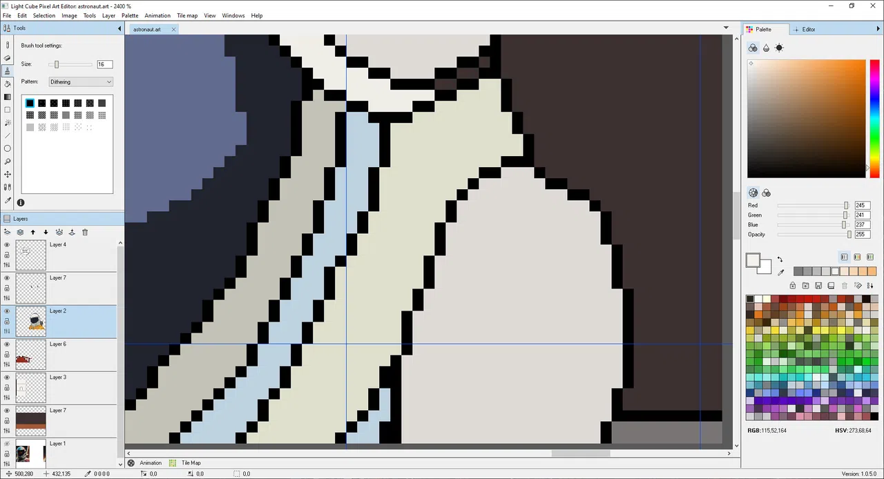 Lightcube Pixel Art Editor Screenshot 1