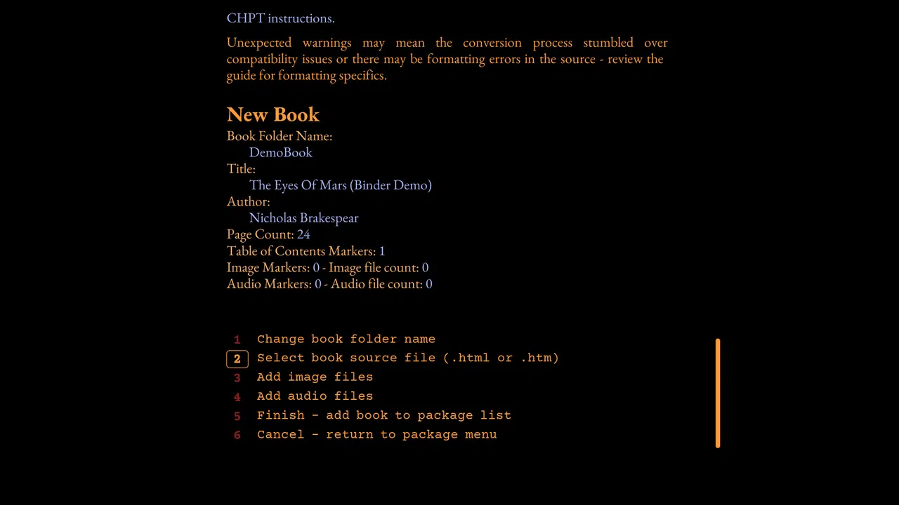 NB Book Binder Screenshot 3