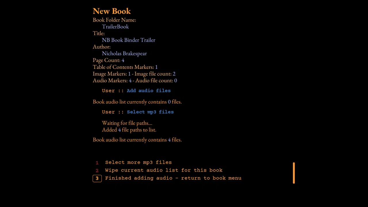 NB Book Binder Screenshot 5