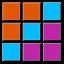 3 Colors - 7 Rows (Gold) icon