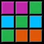 4 Colors - 7 Rows (Gold) icon