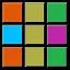 5 Colors - 4 Rows (Gold) icon