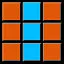 2 Colors - 5 Rows (Gold) icon