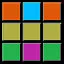 5 Colors - 6 Rows (Gold) icon