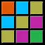 5 Colors - 5 Rows (Silver) icon