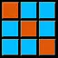 2 Colors - 6 Rows (Silver) icon