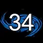 NUMBER 34 icon