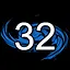 NUMBER  32 icon