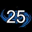NUMBER 25 icon
