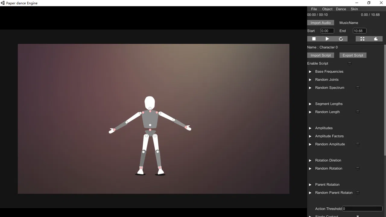 Paper dance Engine Screenshot 3