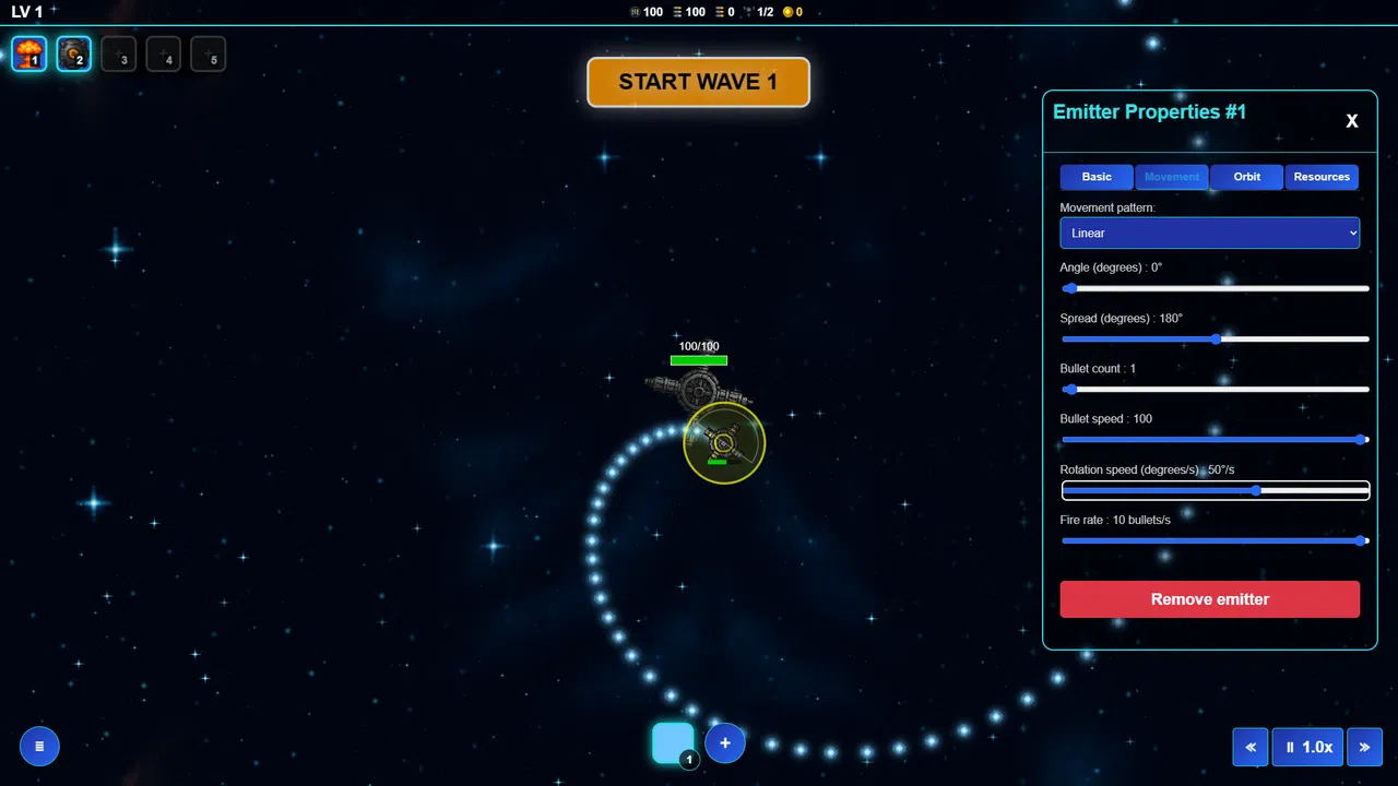 Pattern Survivors: Bullet Hell — Create Chaos Screenshot 1
