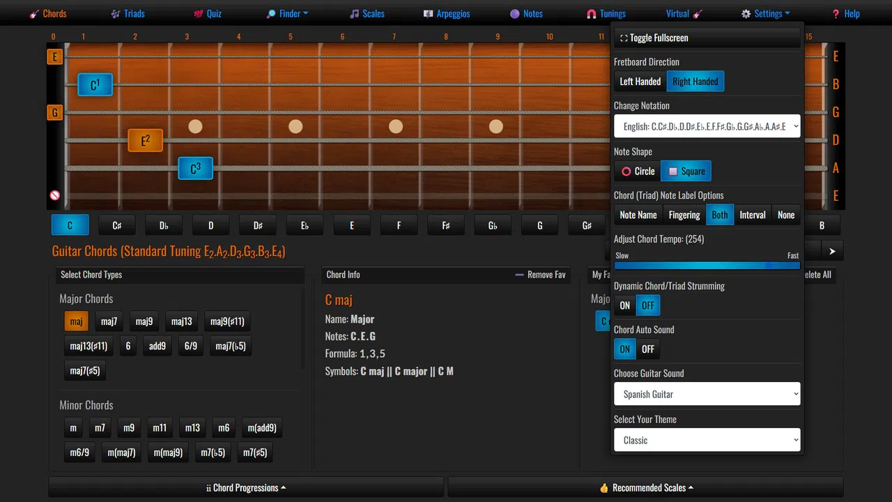 Guitarist's Reference Screenshot 2