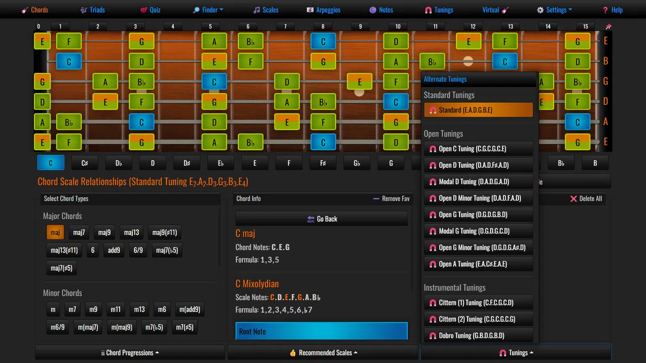 Guitarist's Reference Screenshot 1