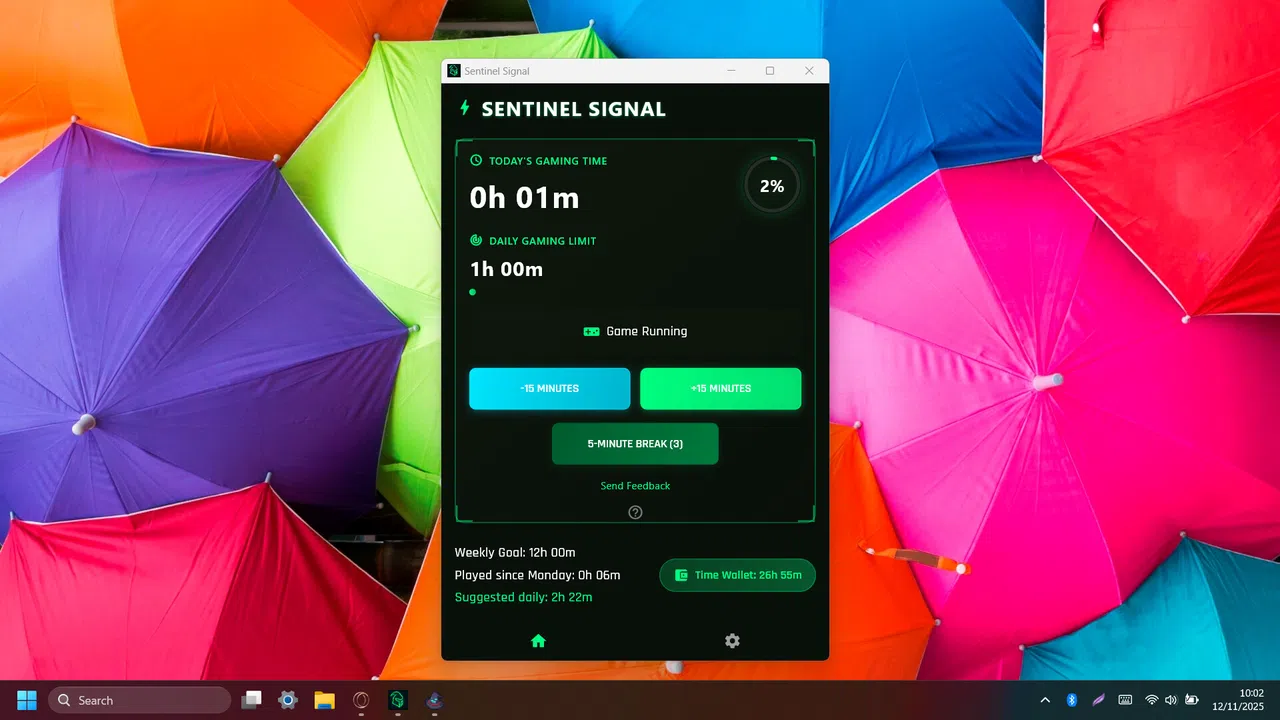 Sentinel Signal Screenshot 1