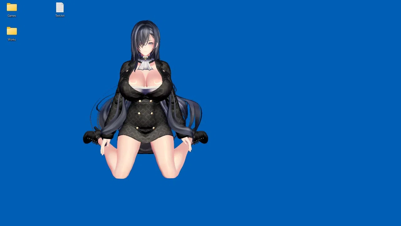 Hentai Secretary (Desktop Mascot) Screenshot 0