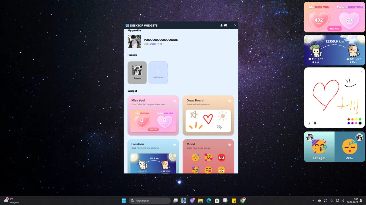 Desktop Widget Screenshot 4