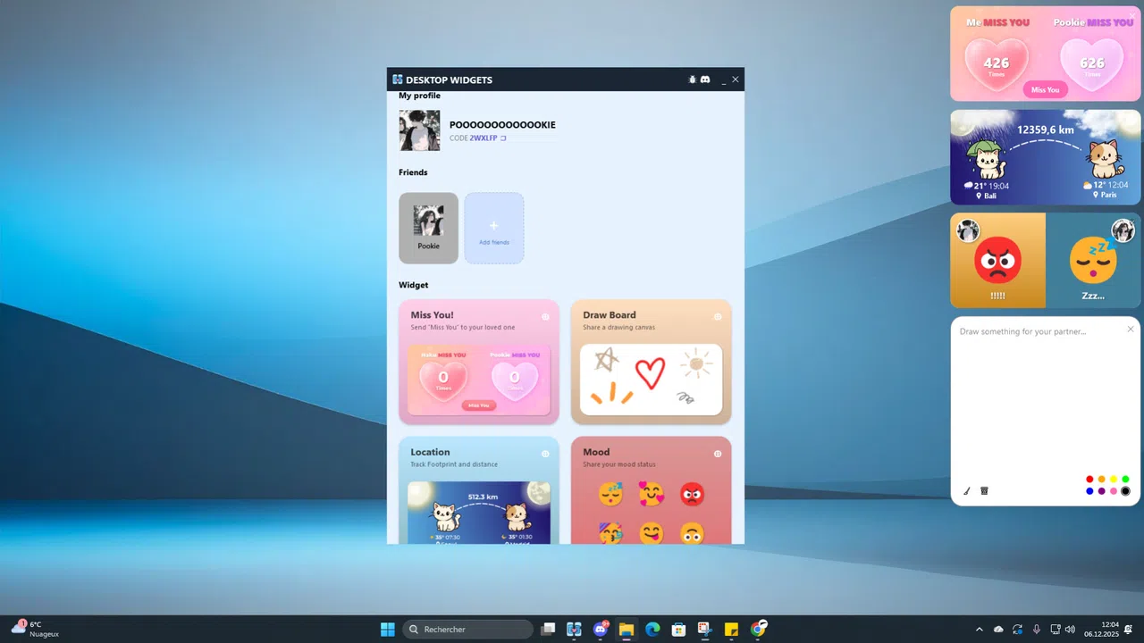 Desktop Widget Screenshot 0