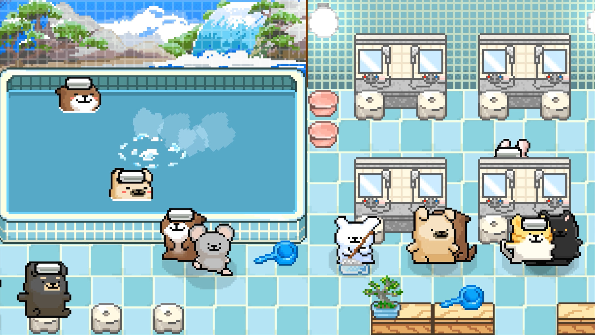 Maltese's Fluffy Onsen Screenshot 0