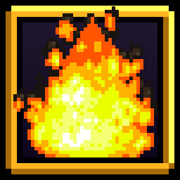 Oil on fire icon