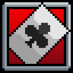 Unlock playing card icon