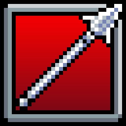 Unlock silver spear icon