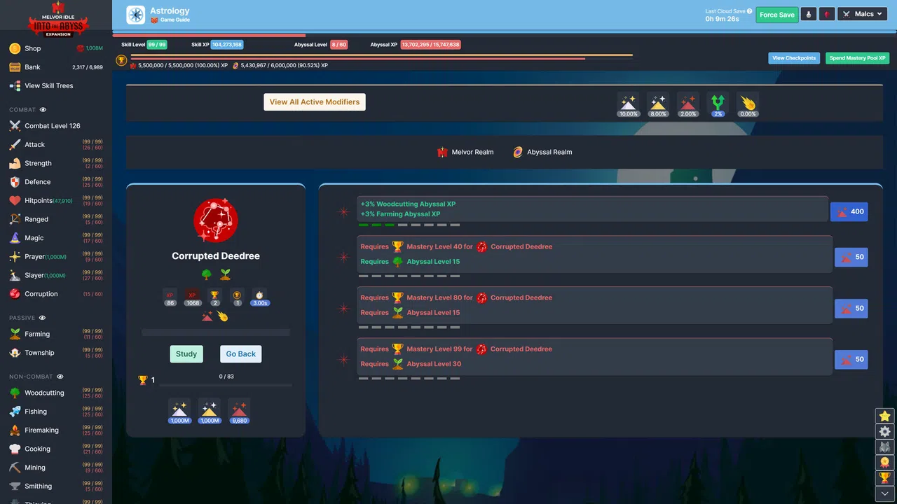 Melvor Idle: Into the Abyss Screenshot 3