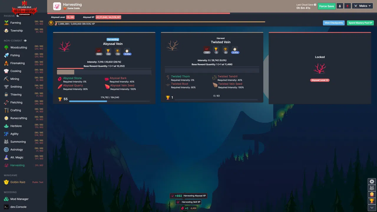 Melvor Idle: Into the Abyss Screenshot 2