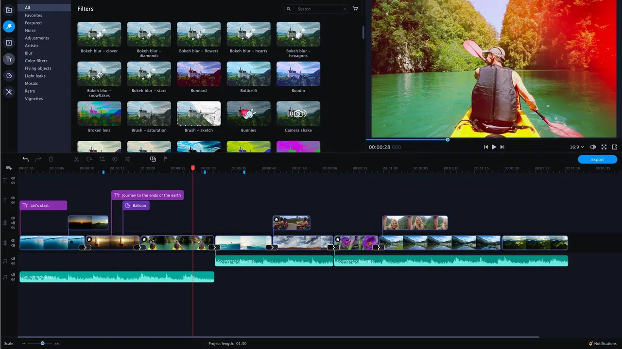 Movavi Video Editor Plus 2020 - Video Editing Software Screenshot 0