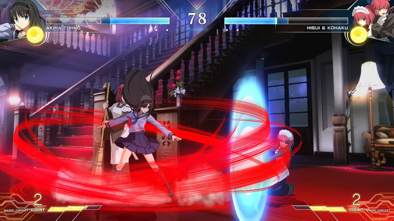 MELTY BLOOD: TYPE LUMINA - Akiha Tohno Round Announcements Screenshot 4