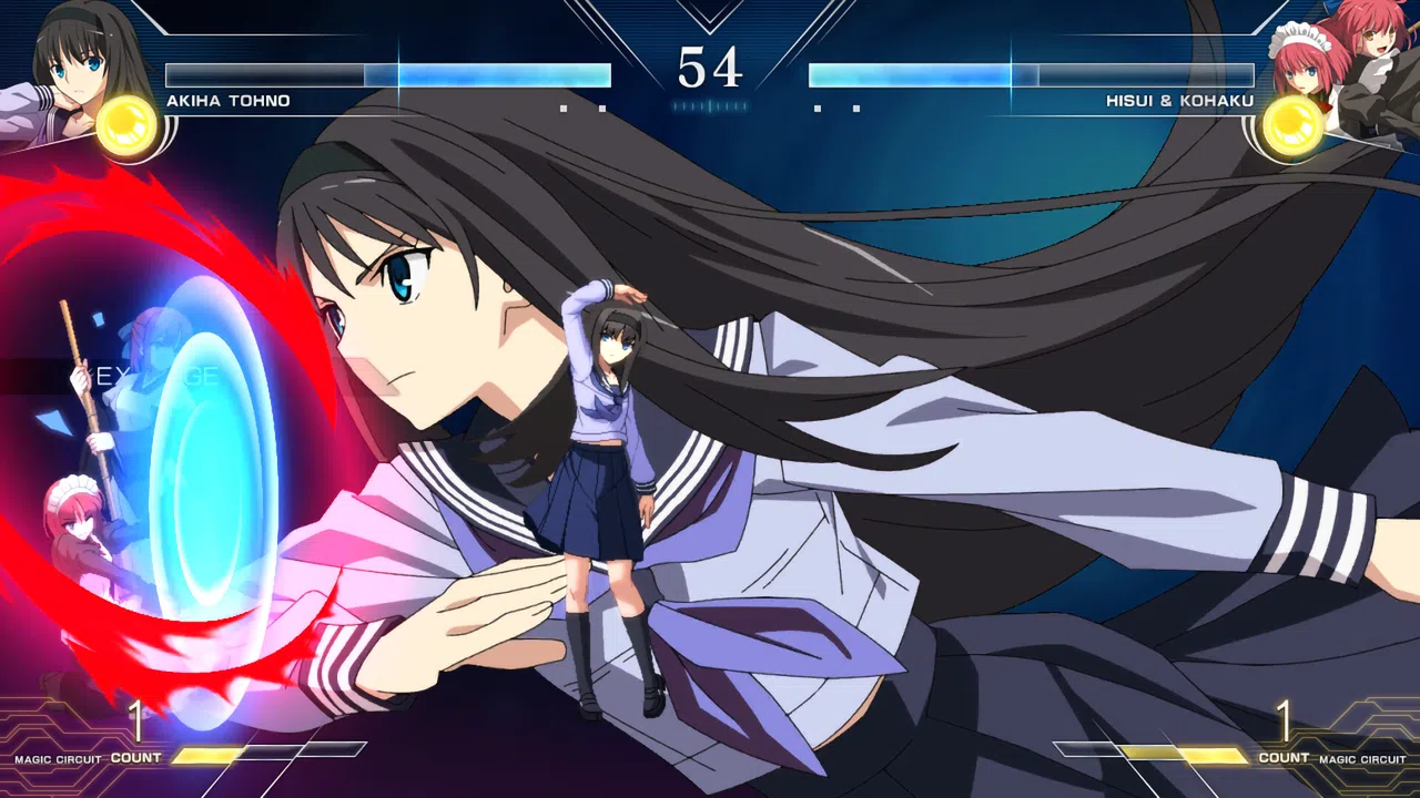 MELTY BLOOD: TYPE LUMINA - Akiha Tohno Round Announcements Screenshot 1