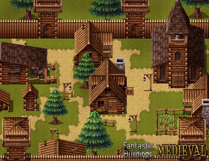 RPG Maker MV - Fantastic Buildings: Medieval Screenshot 0