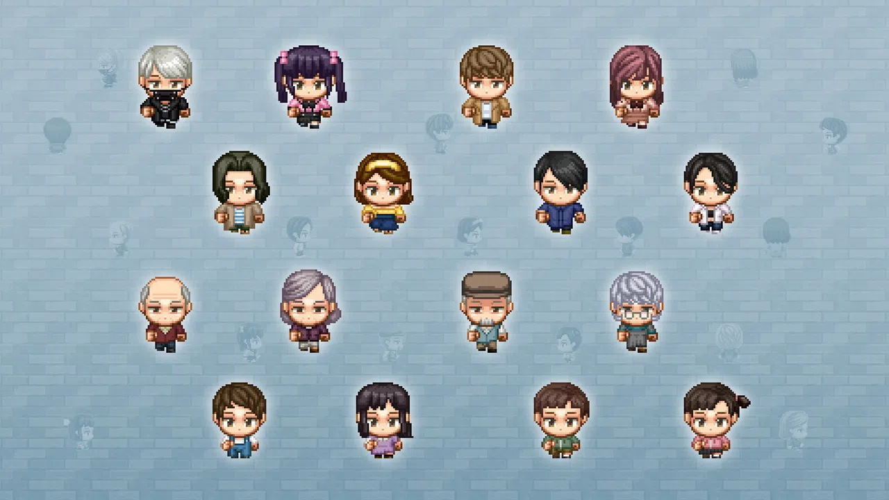 RPG Maker MV - SERIALGAMES LivingGoodCity Japanese City NPC SET 1 Screenshot 1