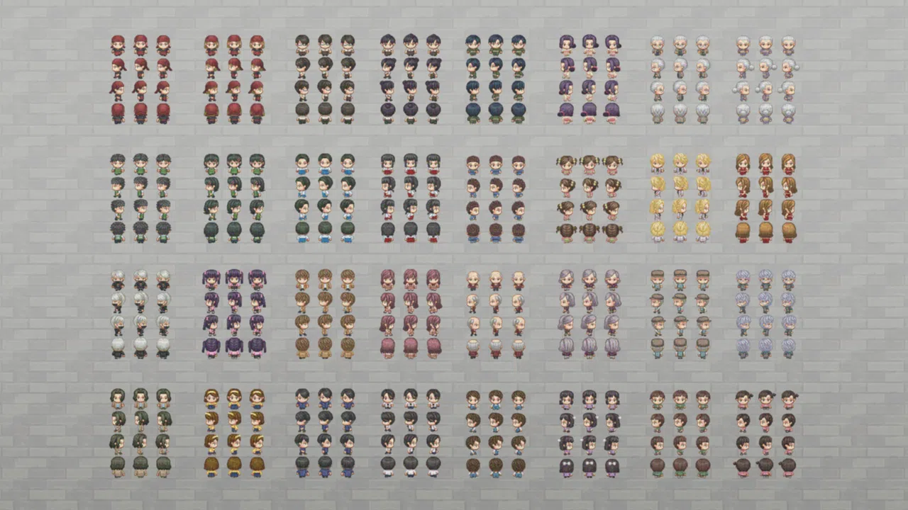 RPG Maker MV - SERIALGAMES LivingGoodCity Japanese City NPC SET 1 Screenshot 2