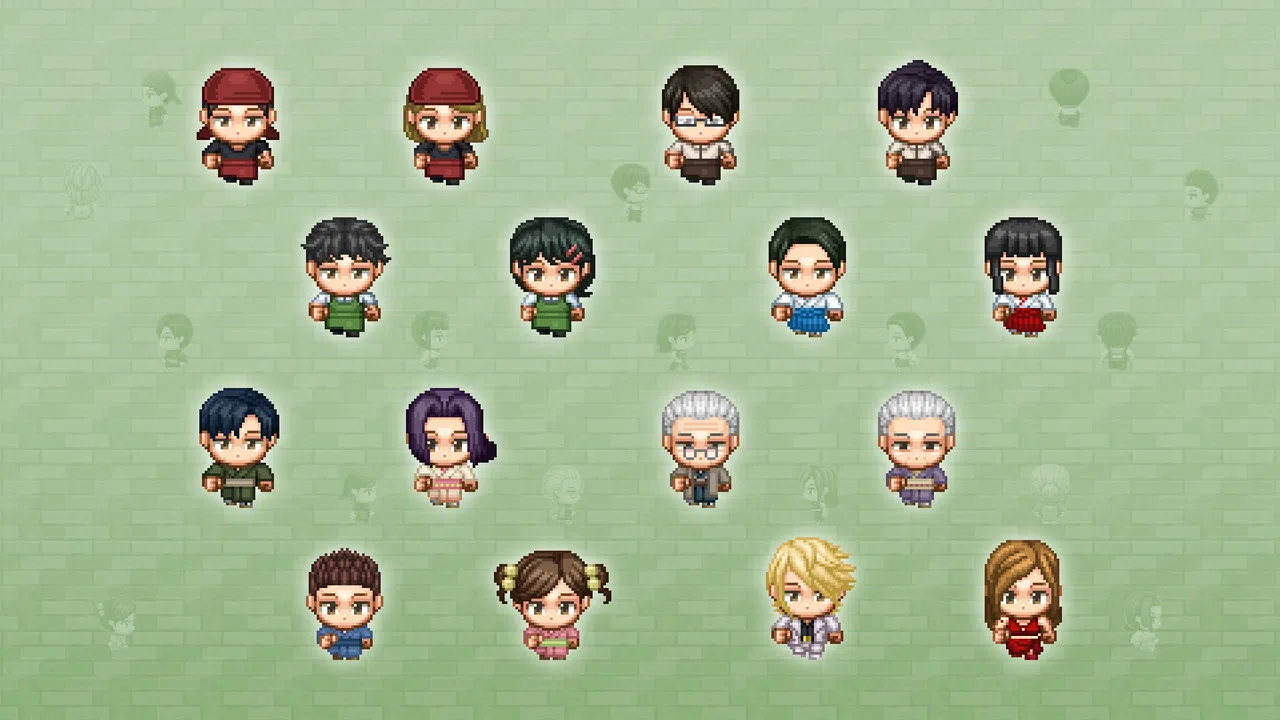 RPG Maker MV - SERIALGAMES LivingGoodCity Japanese City NPC SET 1 Screenshot 0