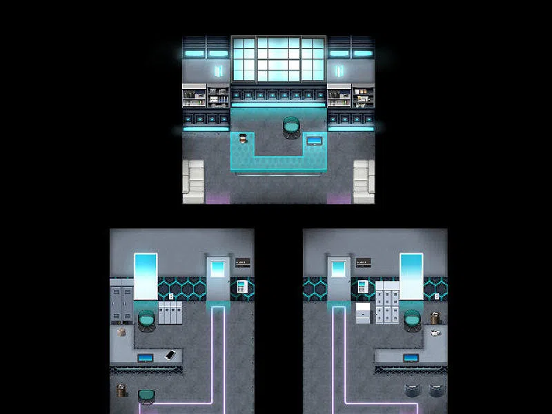 RPG Maker MZ - KR Cyberpunk Tileset Screenshot 9