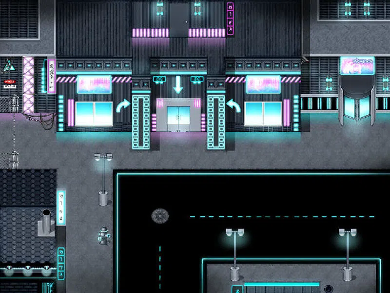 RPG Maker MZ - KR Cyberpunk Tileset Screenshot 3