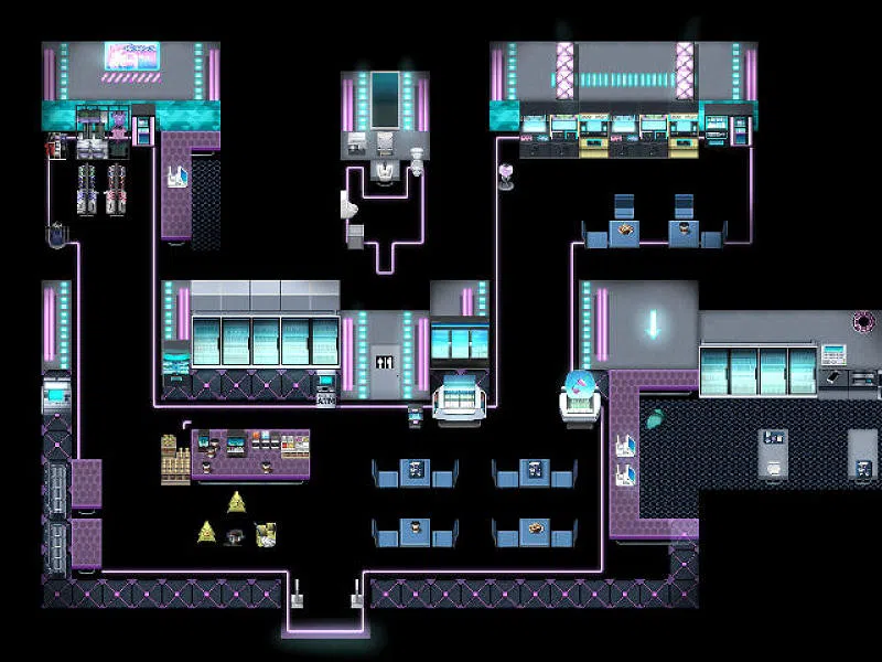 RPG Maker MZ - KR Cyberpunk Tileset Screenshot 2