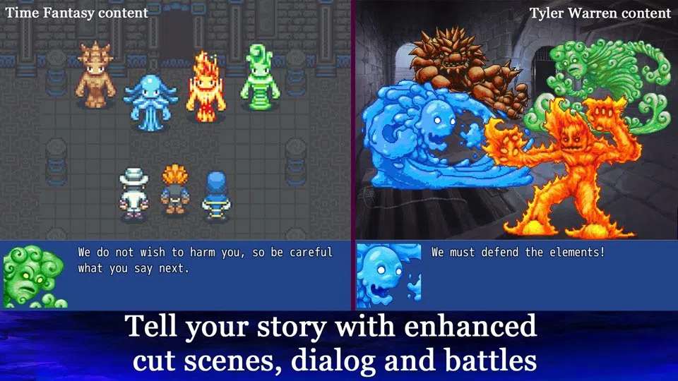RPG Maker MZ - Tyler Warren RPG Battlers 7th 50 - Time Fantasy Tribute Screenshot 0