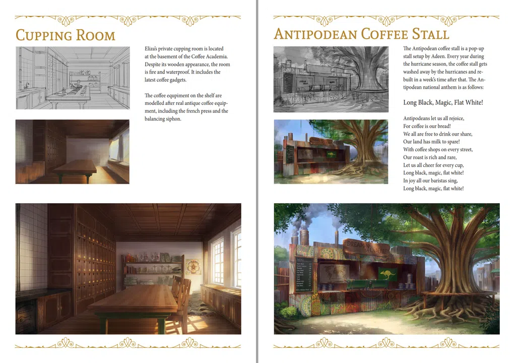 Caffeine: Victoria's Legacy Official Artbook Screenshot 1
