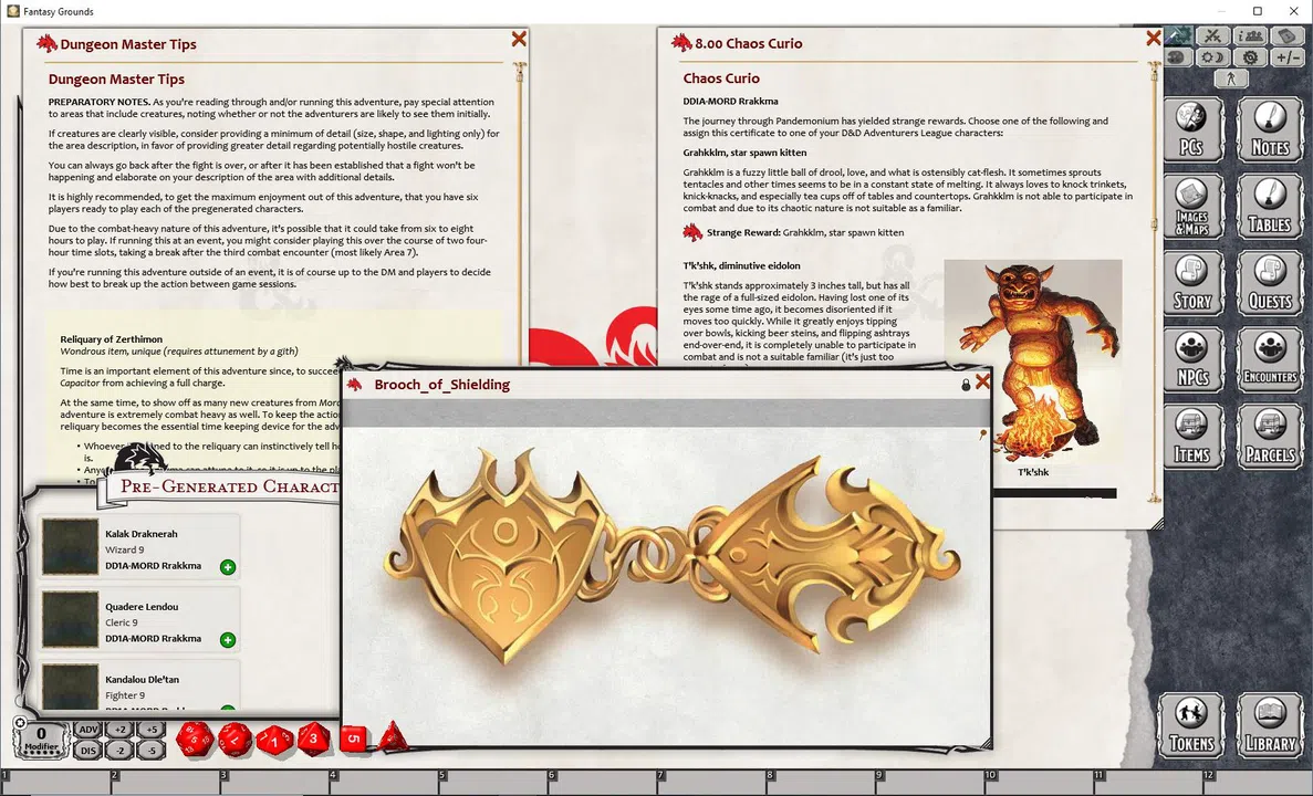 Fantasy Grounds - D&D Adventurers League: Rrakkma Screenshot 3