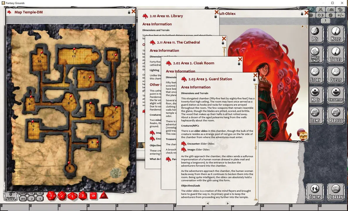 Fantasy Grounds - D&D Adventurers League: Rrakkma Screenshot 2