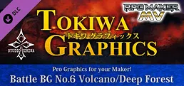 RPG Maker MV - TOKIWA GRAPHICS Battle BG No.6 Volcano/Deep Forest
