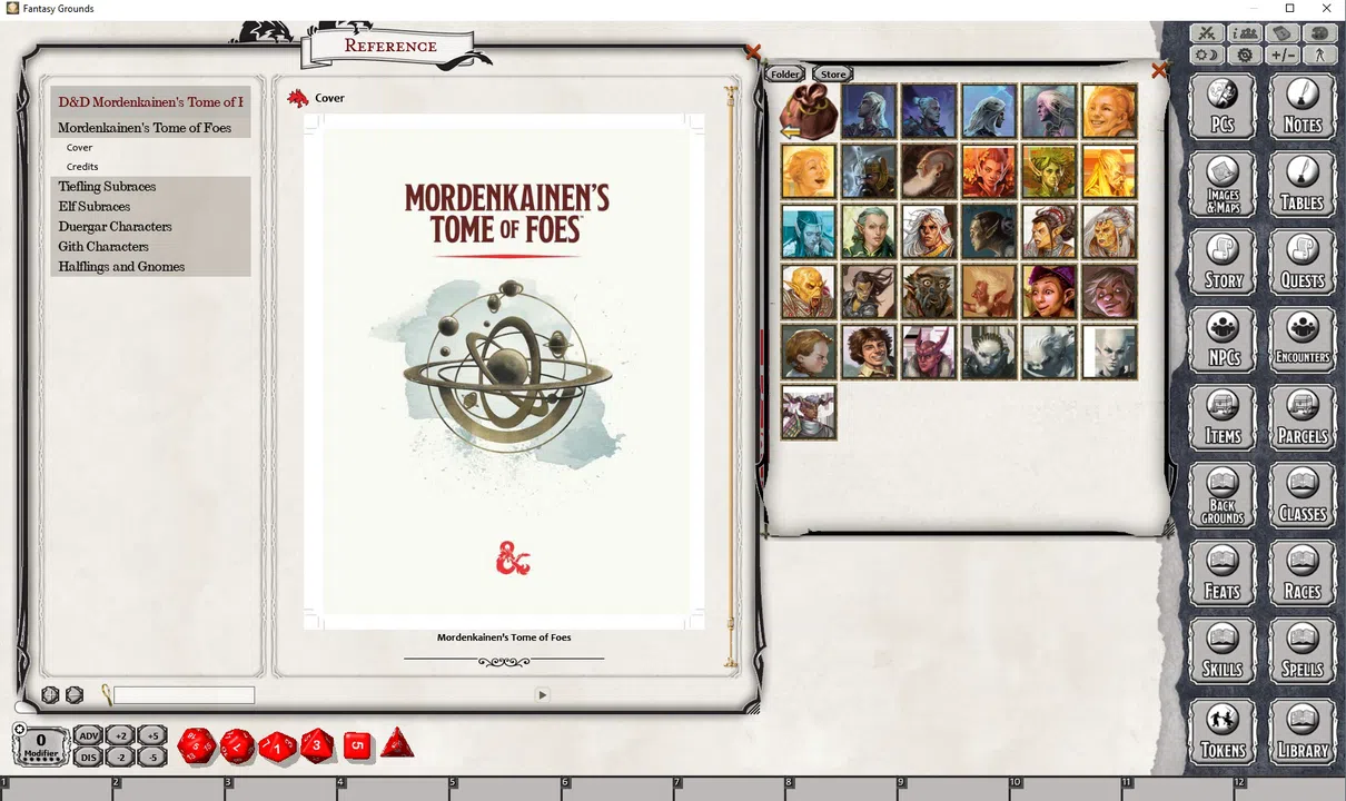 Fantasy Grounds - D&D Mordenkainen's Tome of Foes Screenshot 0
