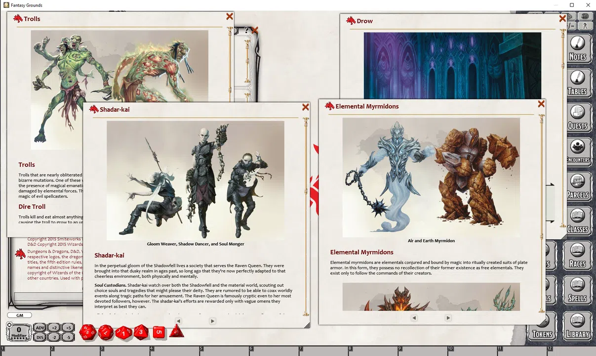 Fantasy Grounds - D&D Mordenkainen's Tome of Foes Screenshot 4